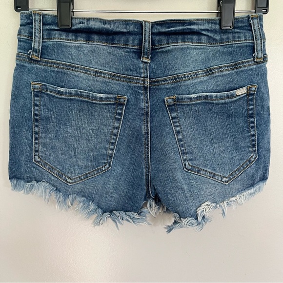 Women’s Juniors Special A Distressed Raw Hem Denim Jean Shorts Size 5 - Picture 13 of 13